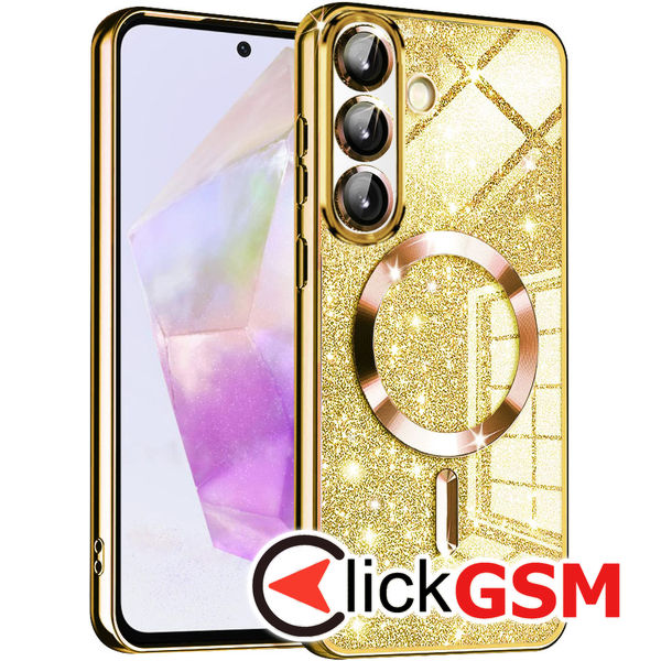 Techsuit - Luxury Glitter MagSafe - Samsung Galaxy A36 5G - Gold