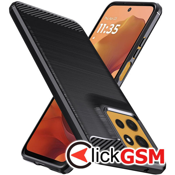 Techsuit - Carbon Silicone - Motorola Moto G15 / G15 Power - Black