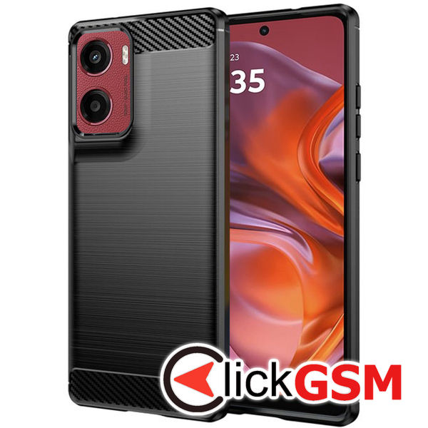 Techsuit - Carbon Silicone - Motorola Moto G05 / E15 - Black