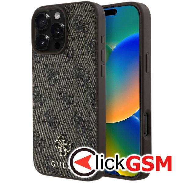 Guess - Hardcase 4G Classic MagSafe (GUHMP16XP4SM4MW) - iPhone 16 Pro Max - Brown