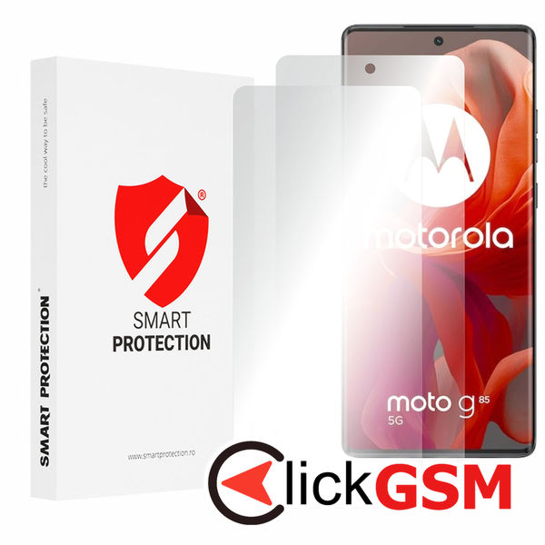 Smart Protection - Premium Classic (2 pack) - Motorola Moto G85 - Clear