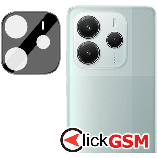 Techsuit - Full Camera Glass - Xiaomi Redmi Note 14 5G - Black