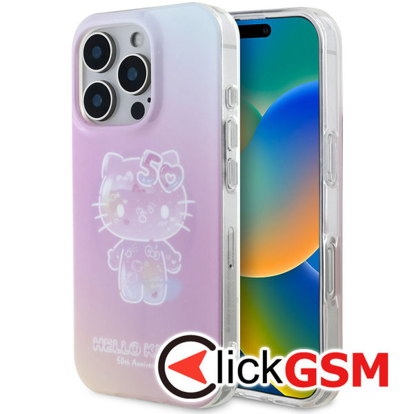 Hello Kitty - Hardcase IML 50TH Anniversary MagSafe (HKHMP16XH50AP) - iPhone 16 Pro Max - Pink