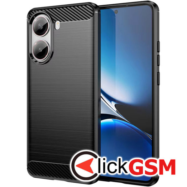 Techsuit - Carbon Silicone - Xiaomi Poco X7 Pro - Black