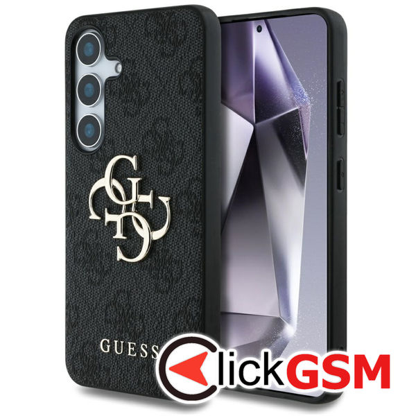 Guess - Hardcase 4G Big Metal Logo (GUHCS25M4GMGGR) - Samsung Galaxy S25 Plus - Black