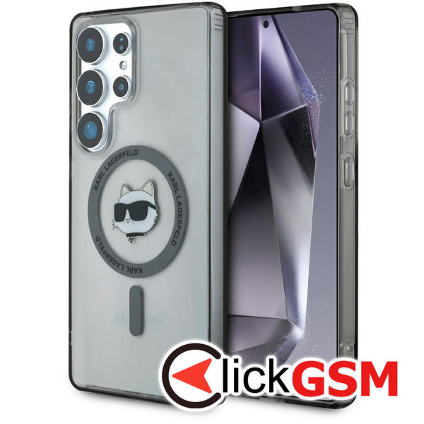 Karl Lagerfeld - IML MagSafe (KLHMS25LHLSCHK) - Samsung Galaxy S25 Ultra - Choupette`s Head