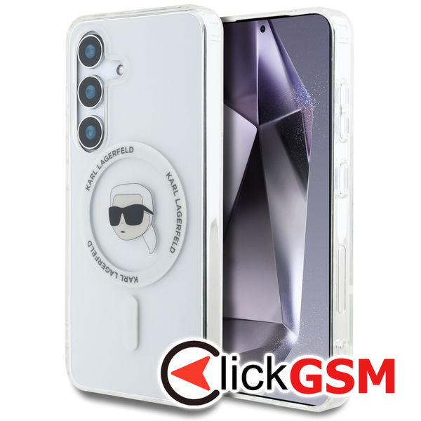 Karl Lagerfeld - IML MagSafe (KLHMS25SHLSKIH) - Samsung Galaxy S25 - Karl`s Head