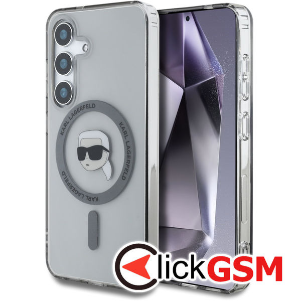Karl Lagerfeld - IML MagSafe (KLHMS25SHLSKIK) - Samsung Galaxy S25 - Karl`s Head
