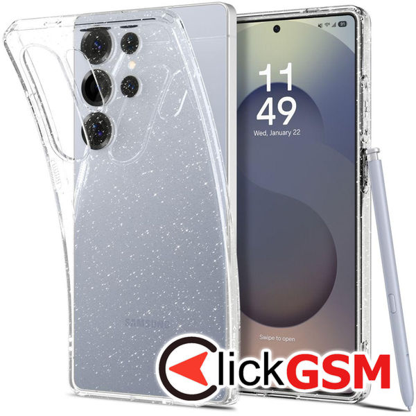 Spigen - Liquid Crystal Glitter - Samsung Galaxy S25 Ultra - Crystal Quartz