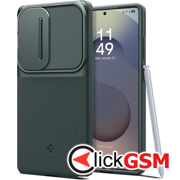 Spigen - Optik Armor - Samsung Galaxy S25 Ultra - Abyss Green