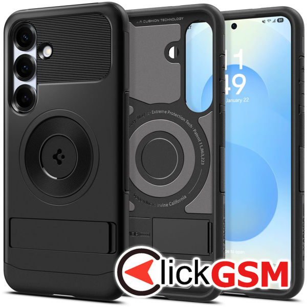 Spigen - Slim Armor MagSafe - Samsung Galaxy S25 - Black