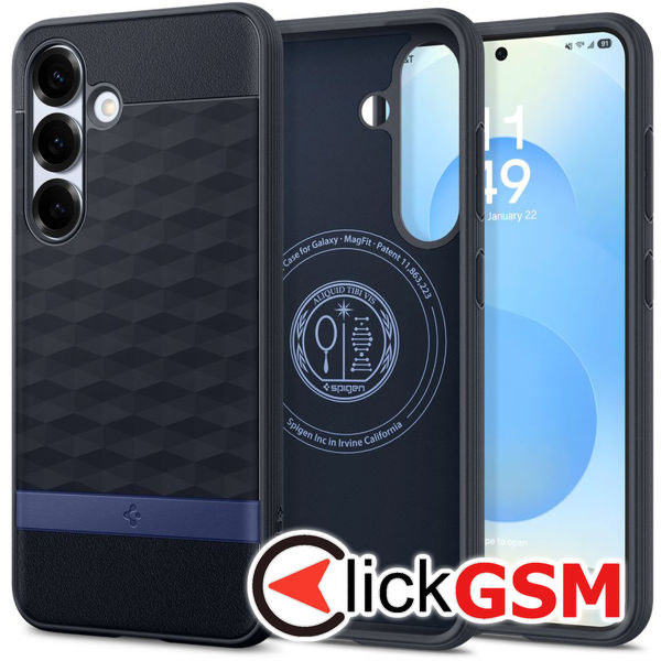 Spigen - Caseology Parallax MagSafe - Samsung Galaxy S25 Plus - Navy Violet