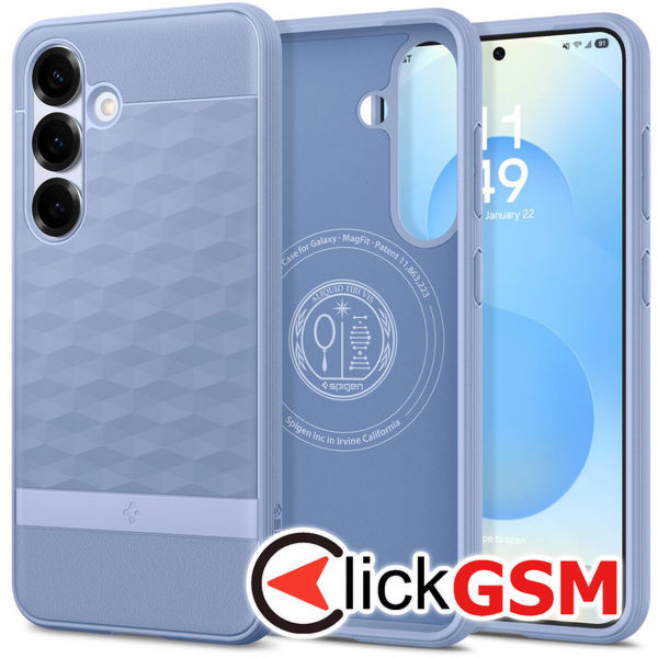 Spigen - Caseology Parallax MagSafe - Samsung Galaxy S25 Plus - Purple-ish