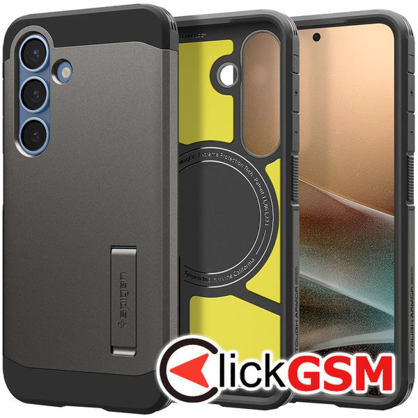 Spigen - Tough Armor MagSafe - Samsung Galaxy S25 Plus - Gunmetal