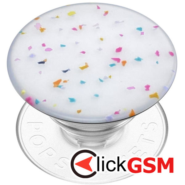 PopSockets - PopGrip (807178) - PopOut Circus Regrind White