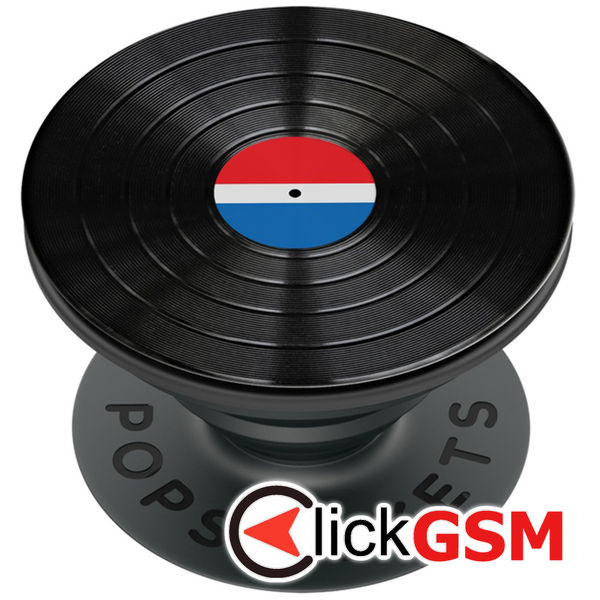 PopSockets - PopGrip Backspin (802755) - Aluminum 45 RPM