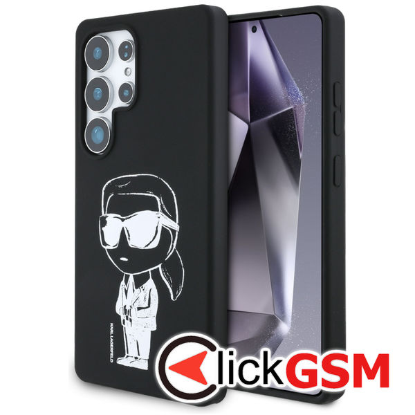 Karl Lagerfeld - Silicone Graffiti MagSafe (KLHMS25LPNYKGRTK) - Samsung Galaxy S25 Ultra - Ikonik
