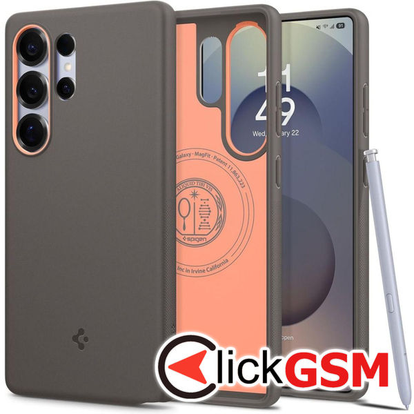 Spigen - Caseology Nano Pop MagSafe - Samsung Galaxy S25 Ultra - Papaya Grey