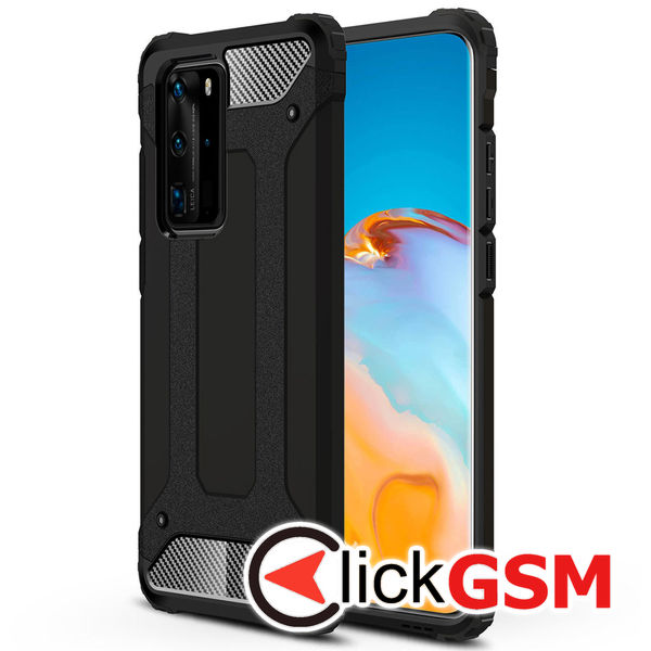 Techsuit - Hybrid Armor - Huawei P40 Pro - Black