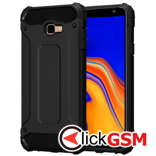 Techsuit - Hybrid Armor - Samsung Galaxy J4 Plus - Black