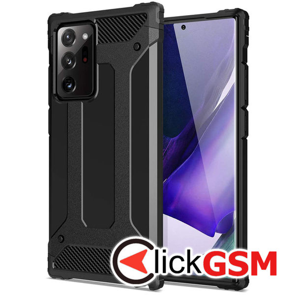 Techsuit - Hybrid Armor - Samsung Galaxy Note 20 Ultra / Note 20 Ultra 5G - Black