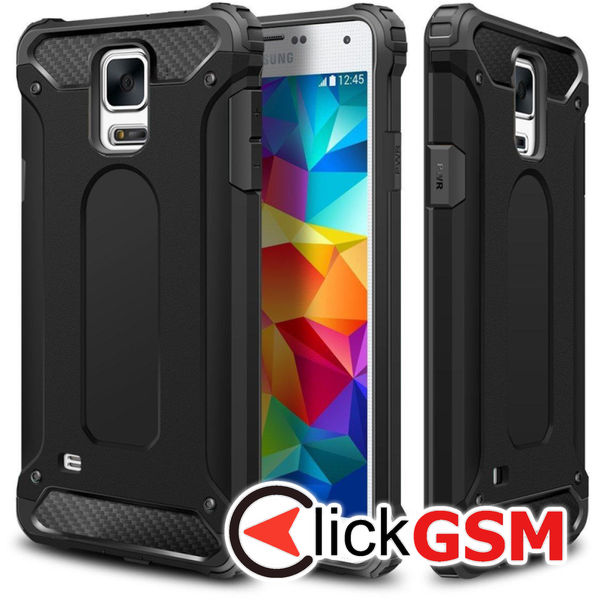 Techsuit - Hybrid Armor - Samsung Galaxy S5 G900 - Black