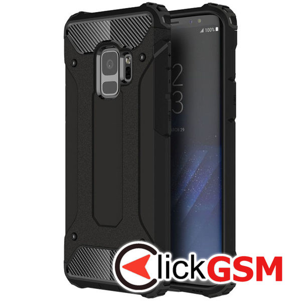 Techsuit - Hybrid Armor - Samsung Galaxy S9 - Black