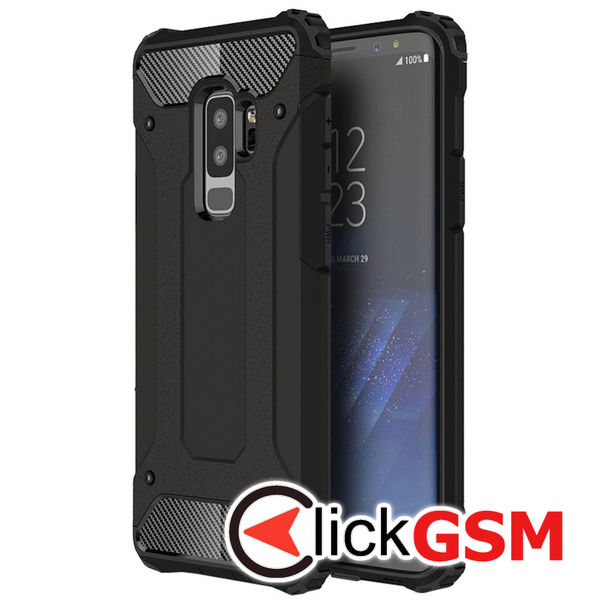 Techsuit - Hybrid Armor - Samsung Galaxy S9 Plus - Black