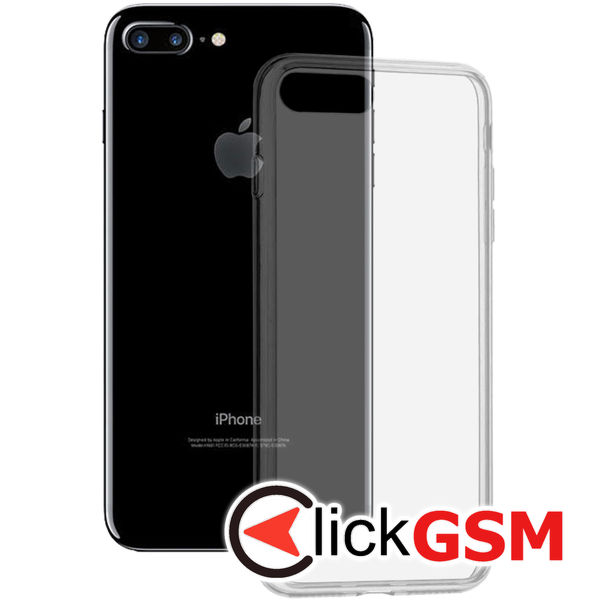 Techsuit - Clear Silicone - iPhone 7 Plus / 8 Plus - Transparent