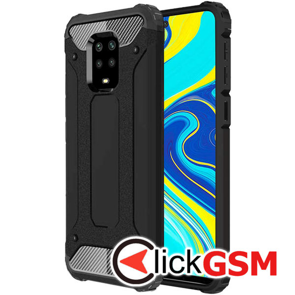 Techsuit - Hybrid Armor - Xiaomi Redmi Note 9S / Note 9 Pro / Note 9 Pro Max - Black