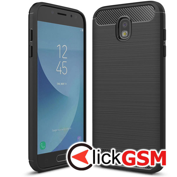 Techsuit - Carbon Silicone - Samsung Galaxy J5 2017 J530 / Galaxy J5 Pro 2017 - Black