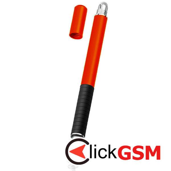 Techsuit - Stylus Pen (JC02) - Aluminum Alloy, Android, iOS, Microsoft - Red