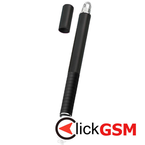 Techsuit - Stylus Pen (JC02) - Aluminum Alloy, Android, iOS, Microsoft - Black