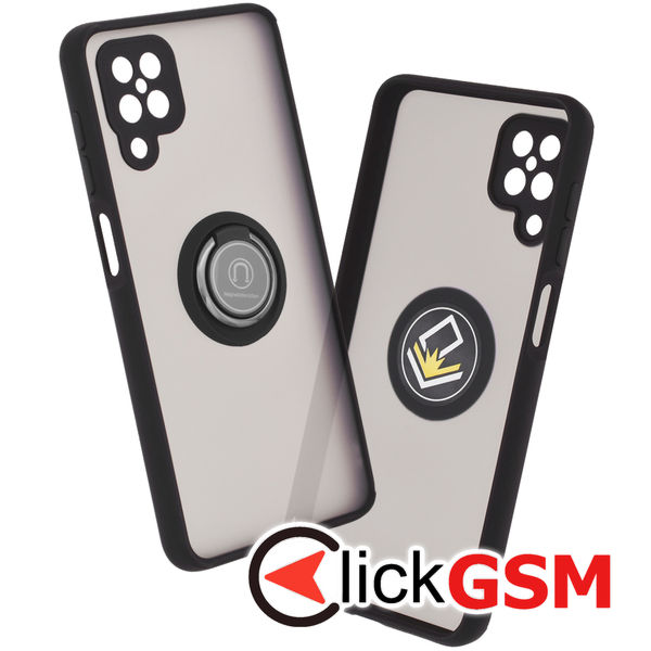 Techsuit - Glinth - Samsung Galaxy A12 / A12 Nacho - Black