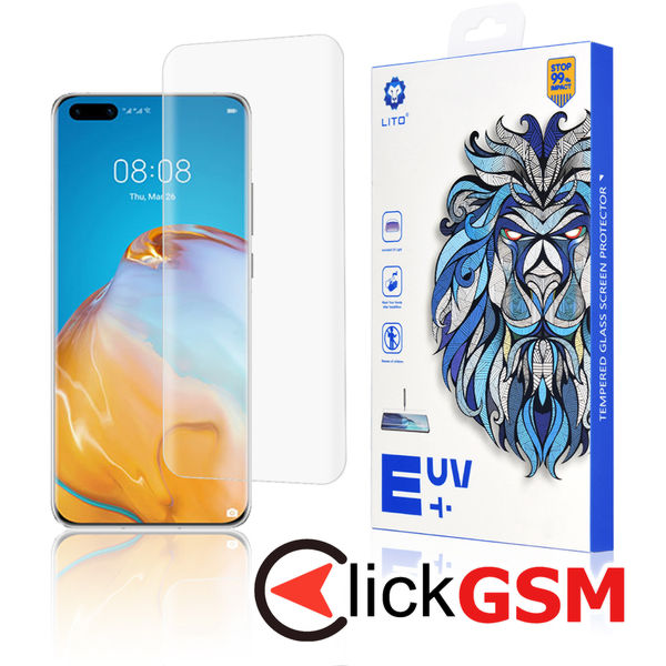 Lito - 3D UV Glass - Huawei P40 Pro / P40 Pro Plus - Clear