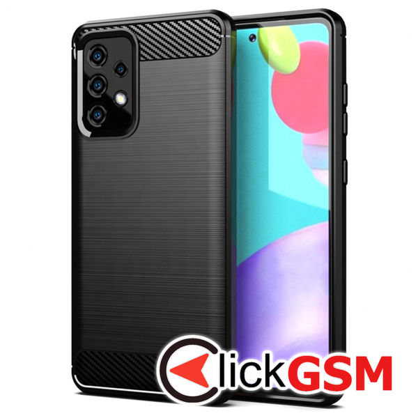 Techsuit - Carbon Silicone - Samsung Galaxy A52 4G / A52 5G / A52s 5G - Black