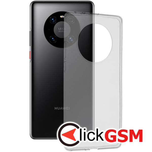 Techsuit - Clear Silicone - Huawei Mate 40 Pro - Transparent