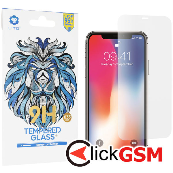 Lito - 2.5D Classic Glass - iPhone X / XS / 11 Pro - Clear