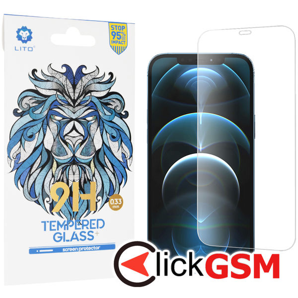 Lito - 2.5D Classic Glass - iPhone 12 Pro Max - Clear