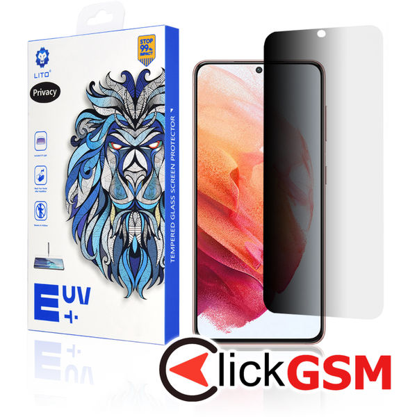 Lito - 3D UV Glass - Samsung Galaxy S21 - PRIVACY