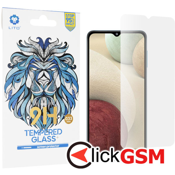 Lito - 2.5D Classic Glass - Samsung Galaxy A02 / M02 / A12 / A12 Nacho / F12 / M12 / A32 5G - Clear