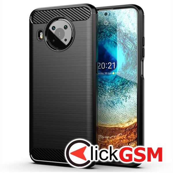 Techsuit - Carbon Silicone - Nokia X10 / X20 - Black