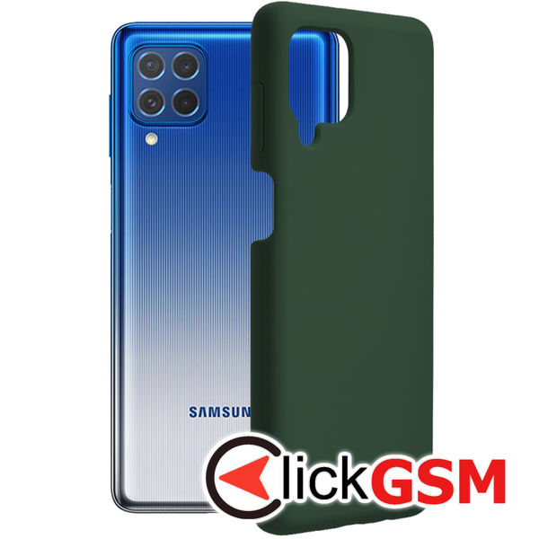 Techsuit - Soft Edge Silicone - Samsung Galaxy F62 / M62 - Dark Green