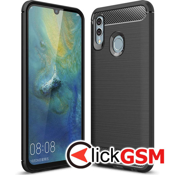Techsuit - Carbon Silicone - Huawei P smart 2019 / Honor 10 Lite - Black