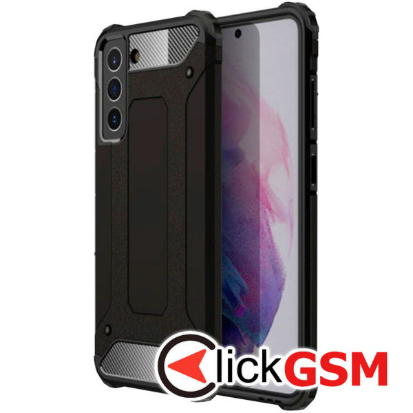 Techsuit - Hybrid Armor - Samsung Galaxy S21 FE - Black