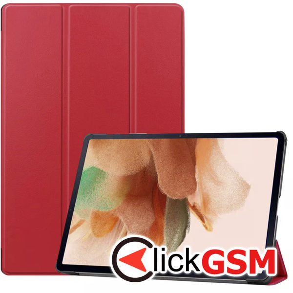 Techsuit - FoldPro - Samsung Galaxy Tab S7 Plus / S8 Plus / S7 FE - Red