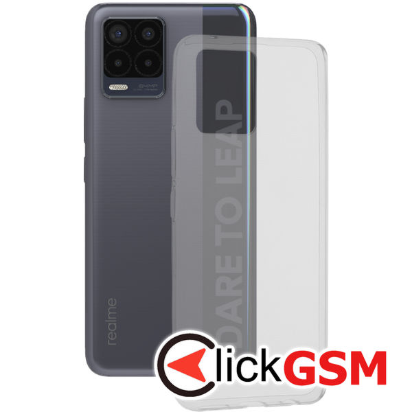Techsuit - Clear Silicone - Realme 8 4G / 8 Pro 5G - Transparent