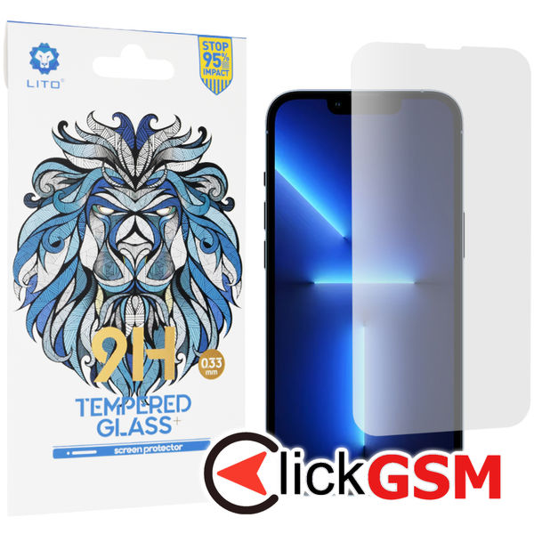 Lito - 2.5D Classic Glass - iPhone 13 Pro Max / iPhone 14 Plus - Clear