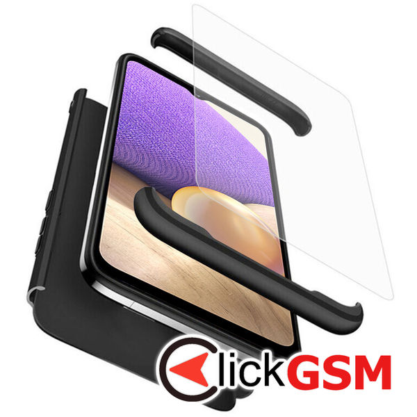 #GKK - 360 Case + Screen Protector - Samsung Galaxy A32 5G  - Black