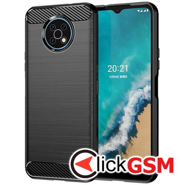 Techsuit - Carbon Silicone - Nokia G50 - Black